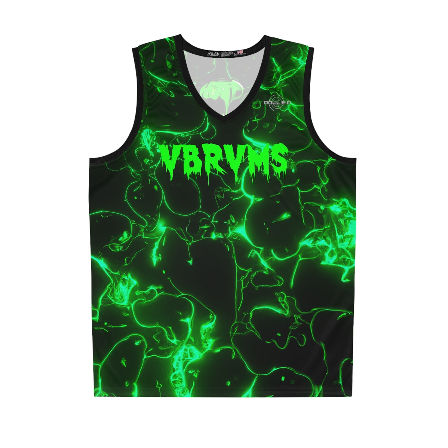 Copy of Vbrvms black trim bball jersey